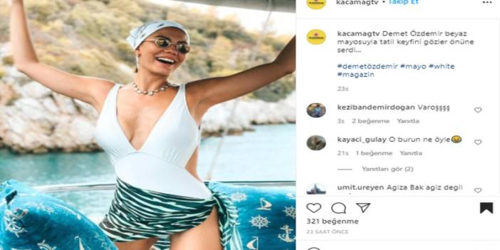 Demet Zdemir Bikinili Foto Raflar Yla Resmen Y Rek Hoplatt Sevgilisi