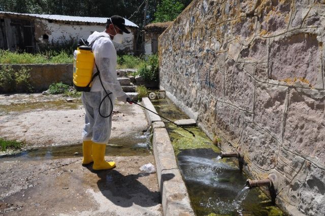 Gölbaşı'nda Larvasit Uygulaması Yapılıyor 5