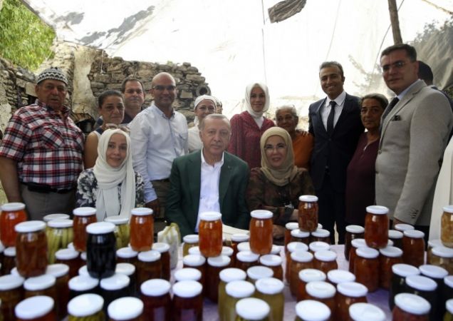 Cumhurbaşkanı Erdoğan, Stratonikeia Antik Kenti'ni gezdi 5