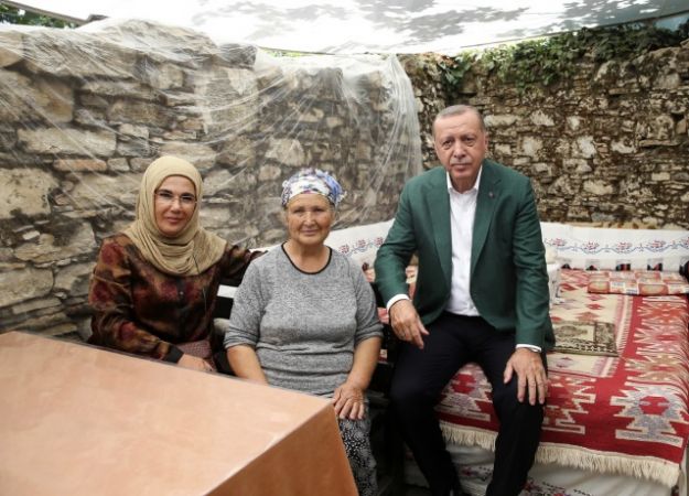 Cumhurbaşkanı Erdoğan, Stratonikeia Antik Kenti'ni gezdi 8
