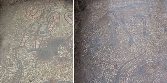 Kaçak kazıda 1500 yıllık mozaik bulundu 3