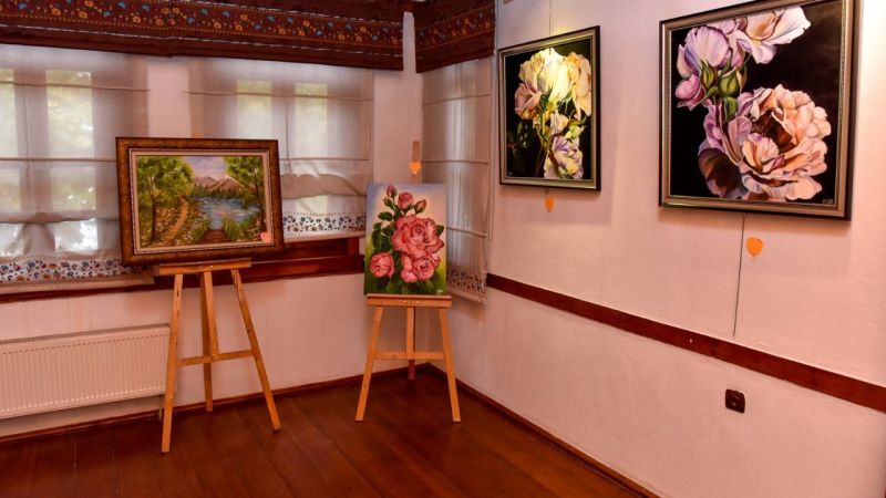 Şehit annesi resim sergisini Hamamönü Sanat Galerisi’nde açtı 2
