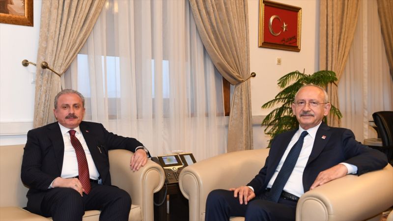 TBMM Başkanı Şentop, CHP Genel Başkanı Kılıçdaroğlu ile görüştü 2
