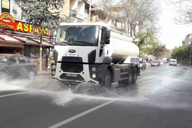 Ankara'da Sokağa çıkma yasağı boyunca Çankaya temizlendi 1