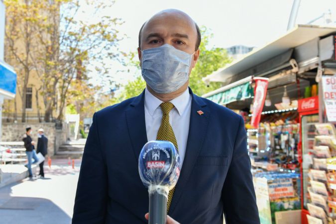 Ankara Büyükşehir'den Büfeci esnafına ve 65 yaş üstü vatandaşlara maske dağıtımı 6