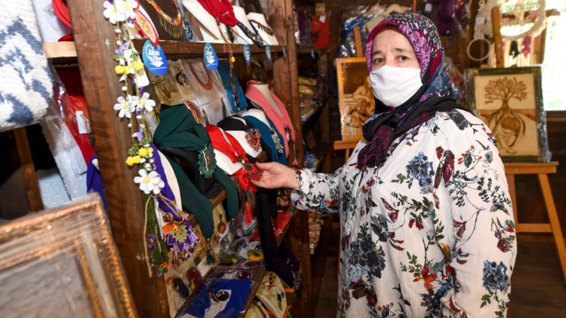 Altındağlı kadınların el emeği ürünleri Altınköy'de yerini aldı - Ankara 6