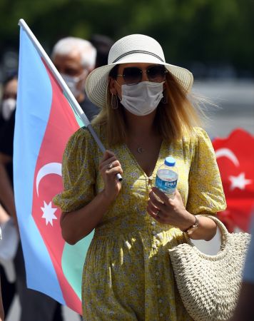 Ankara'da Ermenistan saldırılarına protesto!  Azerbaycan'a destek... Anıtkabir'i ziyaret 6