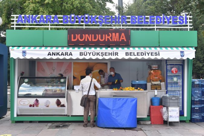 Ankara Büyükşehir’den Başkentlilere en tatlı sürpriz: Dondurma 1