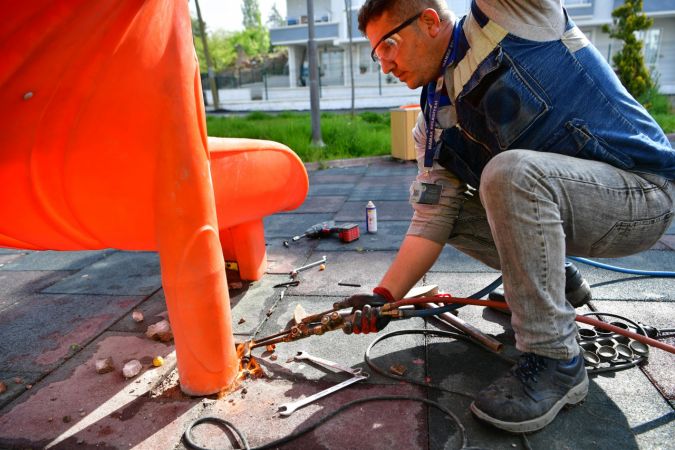 Mamak’ta parklar bakım ve onarımdan geçiyor 5