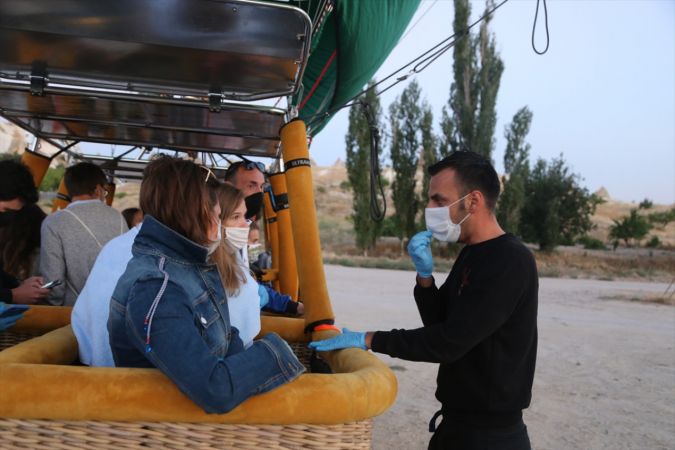 Kapadokya'nın 5 aylık balon hasreti sona erdi 5