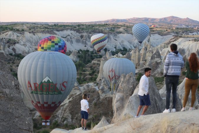 Kapadokya'nın 5 aylık balon hasreti sona erdi 9
