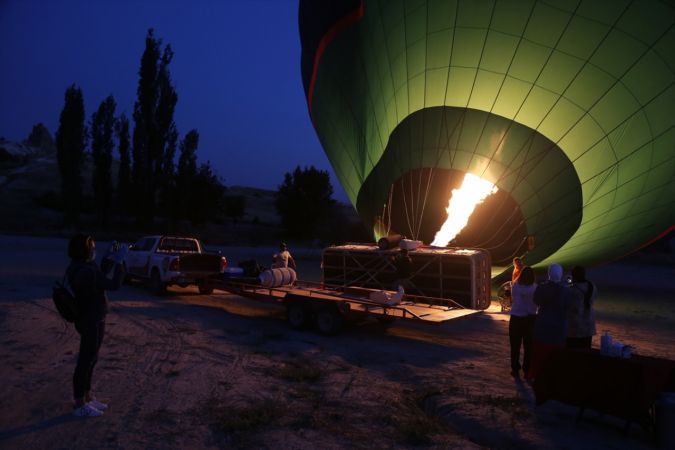Kapadokya'nın 5 aylık balon hasreti sona erdi 13
