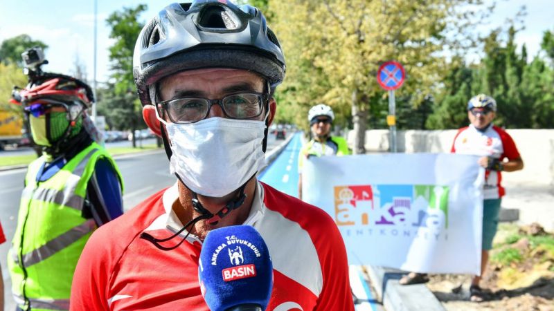 Ankara'da Ata’ya saygı bisiklet turu 6