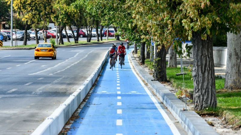 Ankara'da Ata’ya saygı bisiklet turu 5