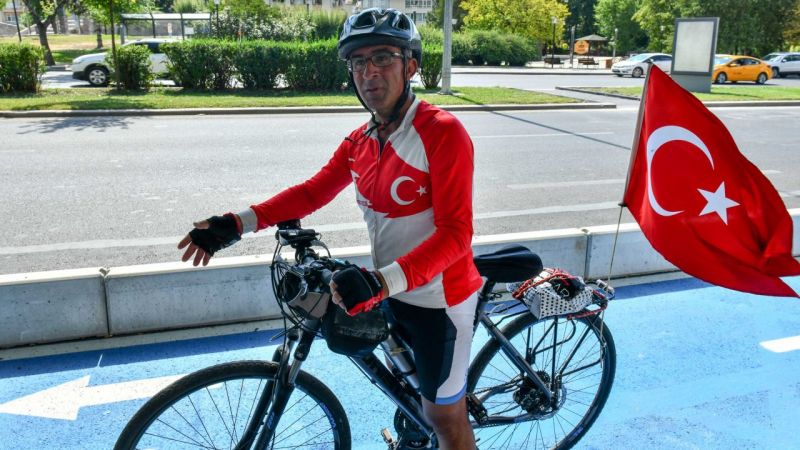 Ankara'da Ata’ya saygı bisiklet turu 2