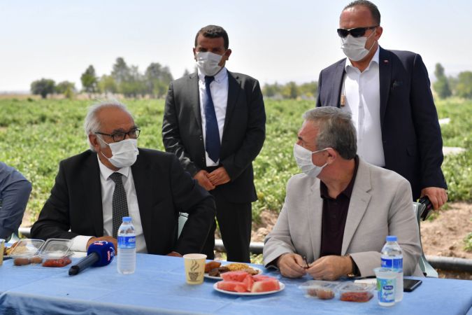 Başkan Yavaş “Sulu Tarım Projesi” için çiftçilerle buluştu - Ankara 4