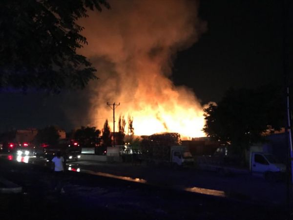 Gaziantep 3. Organize Sanayi Bölgesinde fabrikada yangın çıktı 2