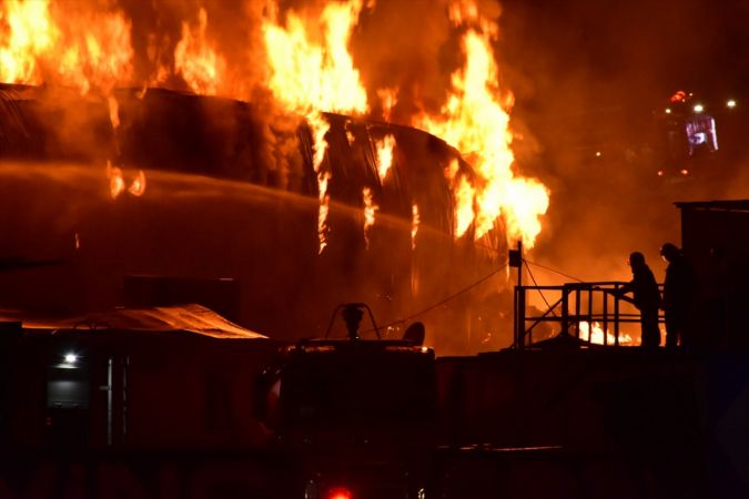 Gaziantep 3. Organize Sanayi Bölgesinde fabrikada yangın çıktı 8