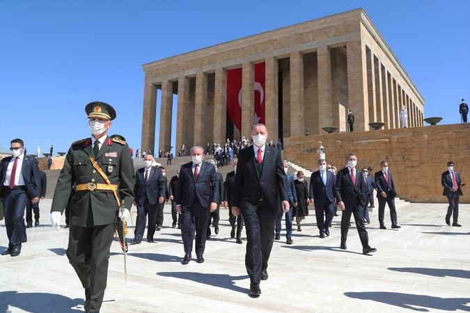 Büyük Zafer'in 98. yıl dönümü kutlanıyor!  İlk tören Anıtkabir'de - FOTO GALERİ 15