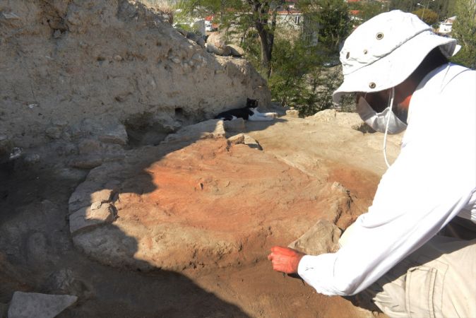 Arkeoloğun topraktan çıkarıp hayata döndürdüğü kedi kazı alanının maskotu oldu 12