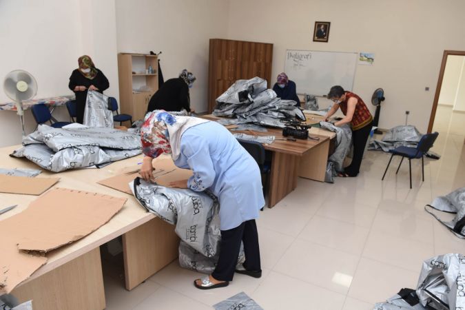 Altındağ İlçesinde kurulan tekstil atölyesi kadınlara iş kapısı oldu 6