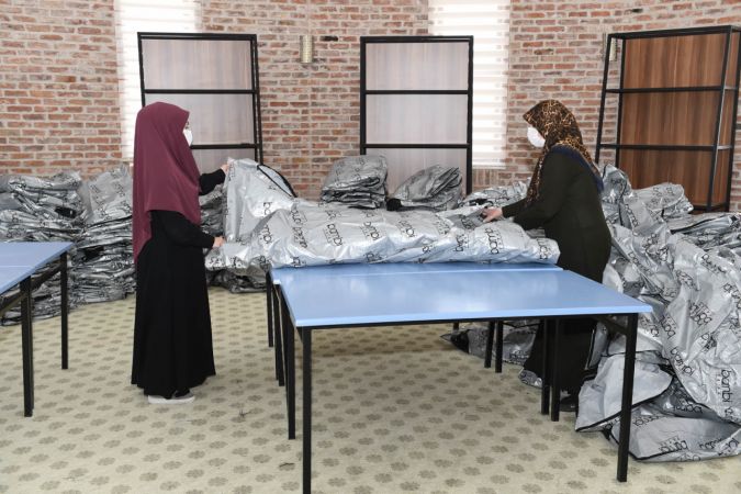 Altındağ İlçesinde kurulan tekstil atölyesi kadınlara iş kapısı oldu 8