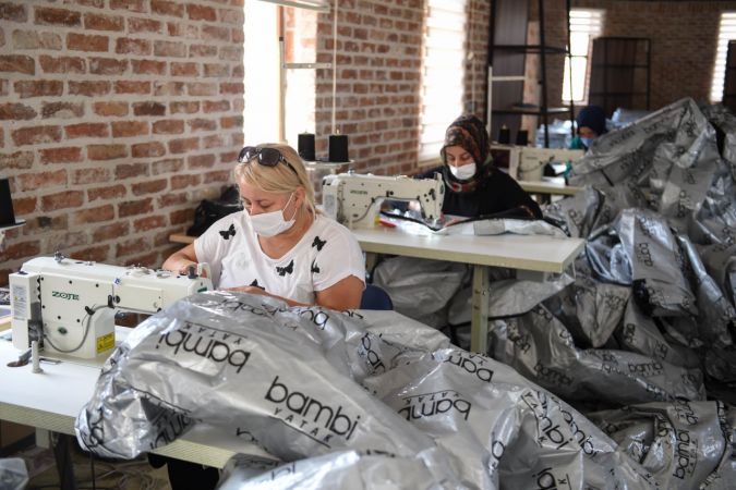 Altındağ İlçesinde kurulan tekstil atölyesi kadınlara iş kapısı oldu 9