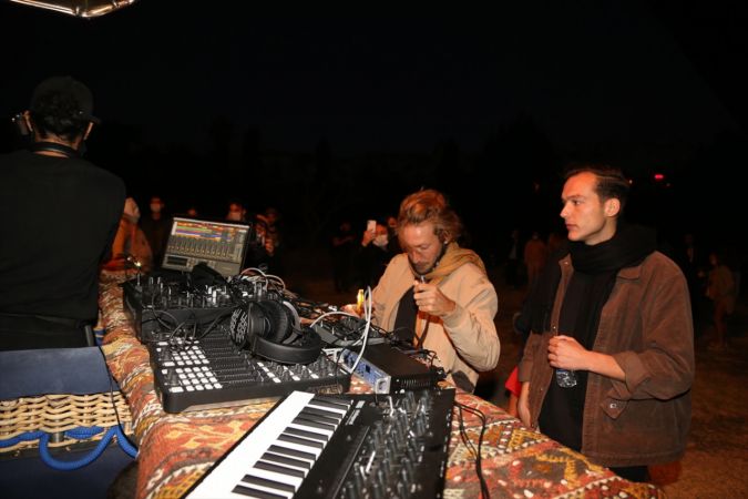 DJ Ben Böhmer Kapadokya'da sıcak hava balonunda performans sergiledi 6