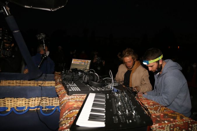 DJ Ben Böhmer Kapadokya'da sıcak hava balonunda performans sergiledi 9