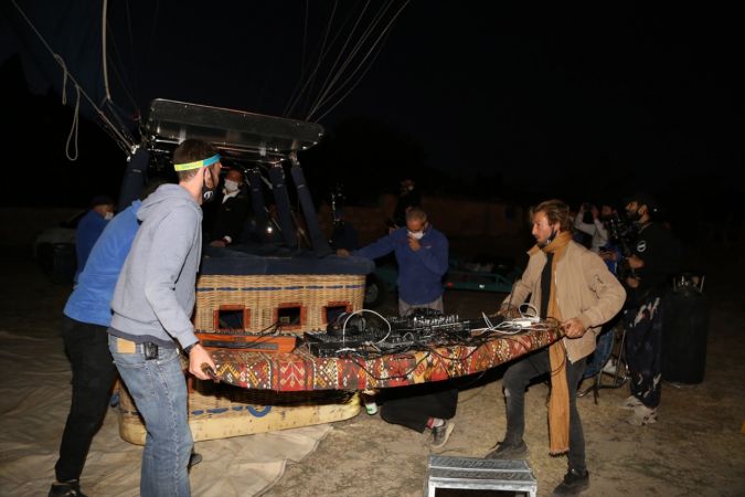 DJ Ben Böhmer Kapadokya'da sıcak hava balonunda performans sergiledi 11