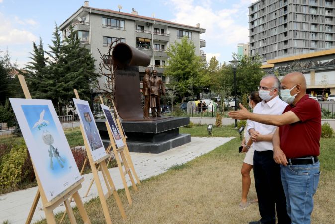 Barış Karikatürleri Sergisi Zülfü Livaneli’de - Ankara 4