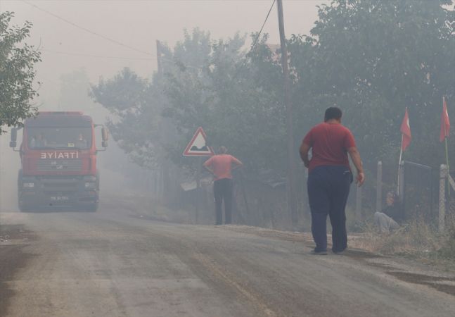 ABB Başkanı Yavaş, Nallıhan'daki orman yangını bölgesinde incelemelerde bulundu 12