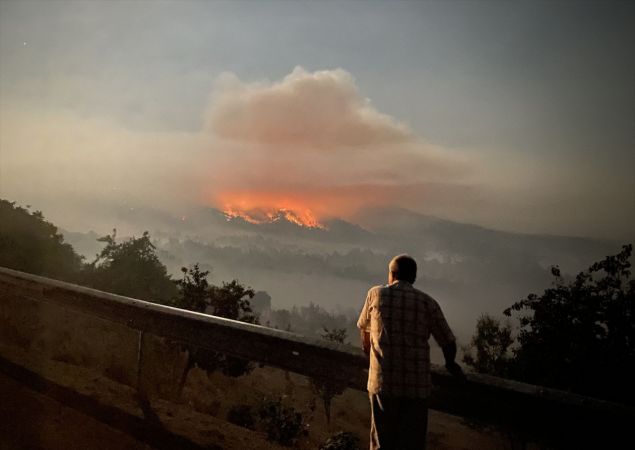 ABB Başkanı Yavaş, Nallıhan'daki orman yangını bölgesinde incelemelerde bulundu 9