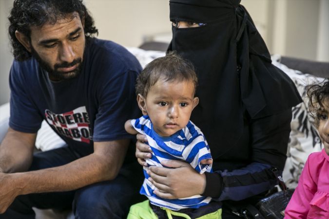 İdlibli 14 aylık Muhammed bebek, tetkikler için hastaneye götürüldü 4