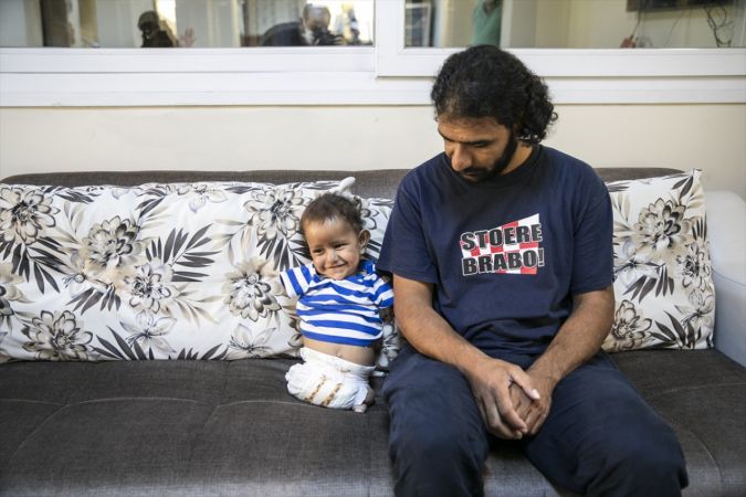 İdlibli 14 aylık Muhammed bebek, tetkikler için hastaneye götürüldü 6