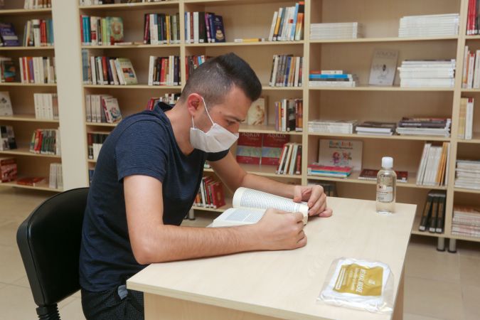 Yeniden kapılarını açıyor...Yenimahalle kütüphanelerine pandemi düzenlemesi - Ankara 4