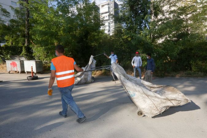 Yenimahalle'de Kağıt Toplayıcılarına Operasyon: 160 araca el koyuldu - Ankara 3