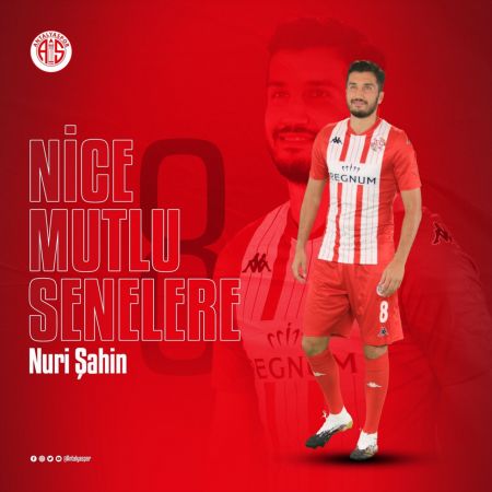 Antalyaspor'da Nuri Şahin'e doğum günü jesti 4