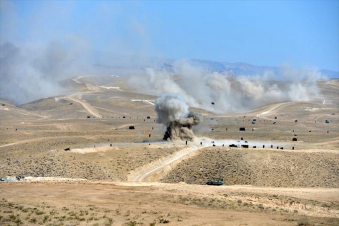 Türkiye ve Azerbaycan'dan savaş sahnelerini aratmayan tatbikat 3