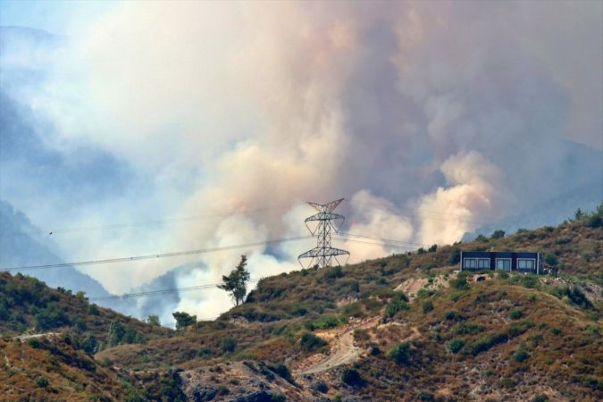 MSB'den Hatay'daki orman yangınına ilişkin açıklama 1