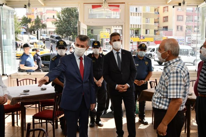 Başkan Köse ve Kaymakam Sırmalı’dan maske ve hijyen denetimi - Ankara 3