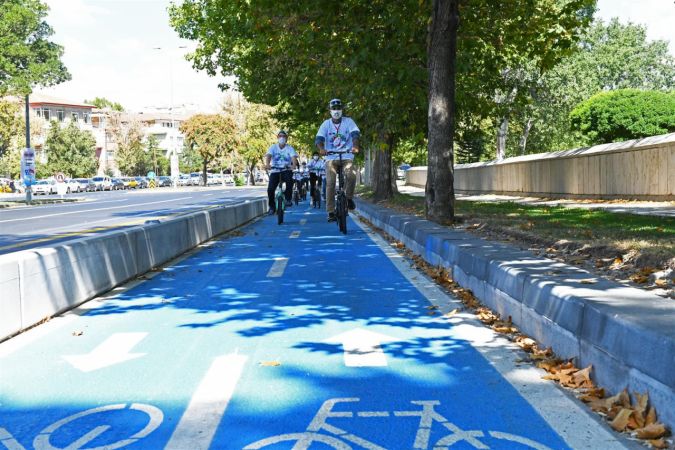 Yurtdışından Ankara’ya gelen öğrenciler Bisiklet Yolu’nda 4