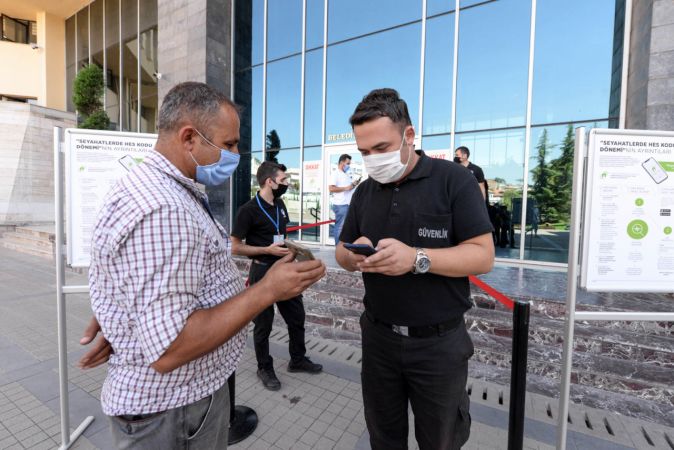 Altındağ Belediyesi, belediye hizmet binasında da önlemleri artırdı - Ankara 3