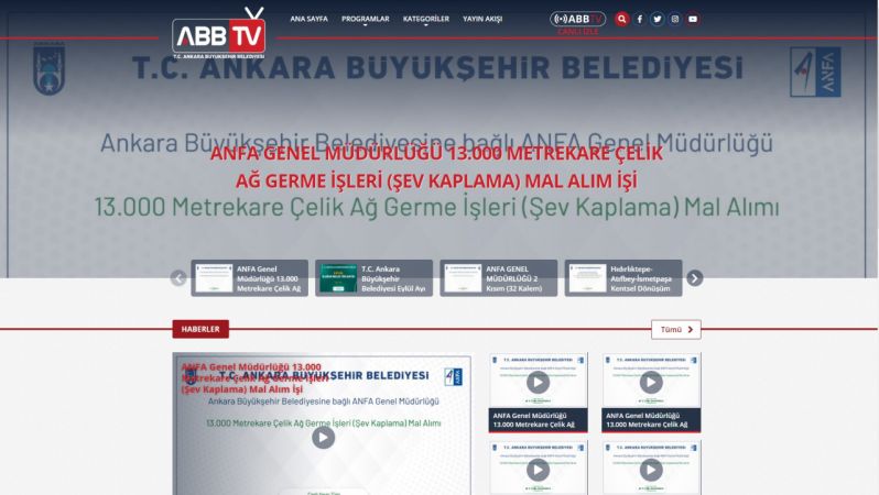 Ankara'nın kanalı ABB TV’nin yeni yayın dönemi başlıyor 8