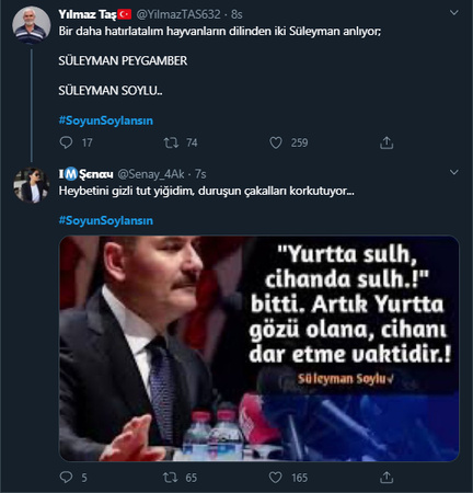 Sosyal Medya Süleyman Soylu ile Çalkalanıyor! Ankara ve 80 Şehirden Sevgi Seli... 20
