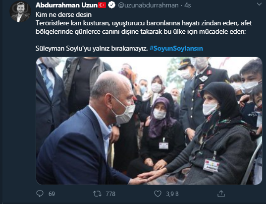Sosyal Medya Süleyman Soylu ile Çalkalanıyor! Ankara ve 80 Şehirden Sevgi Seli... 35