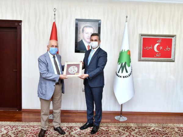 Yenimahalle Belediye Başkanı Fethi Yaşar'dan Mamak Belediye Başkanı Murat Köse'ye ziyaret 1