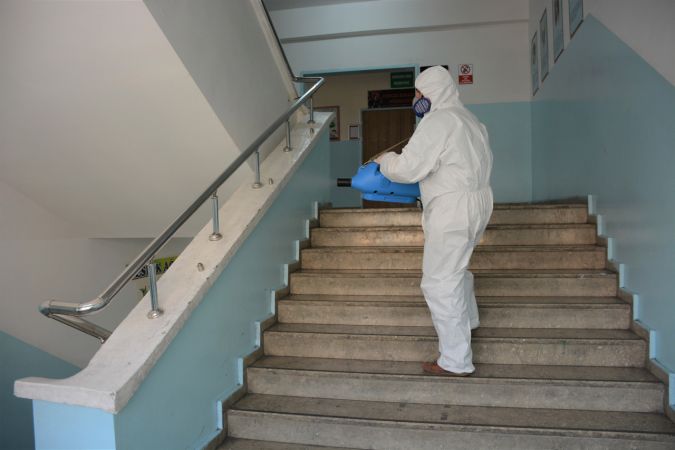 Keçiören’de 327 okul yüz yüze eğitim için dezenfekte edildi - Ankara 5