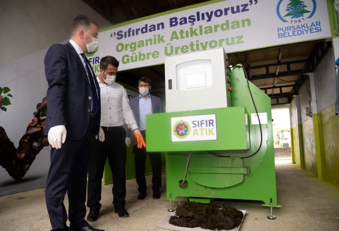 Pursaklar Belediyesi, organik gübre üretimine başladı - Ankara 3