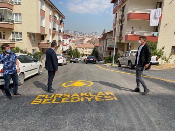 Pursaklar Belediyesi, sokaklarda köklü değişikliklere devam ediyor - Ankara 5